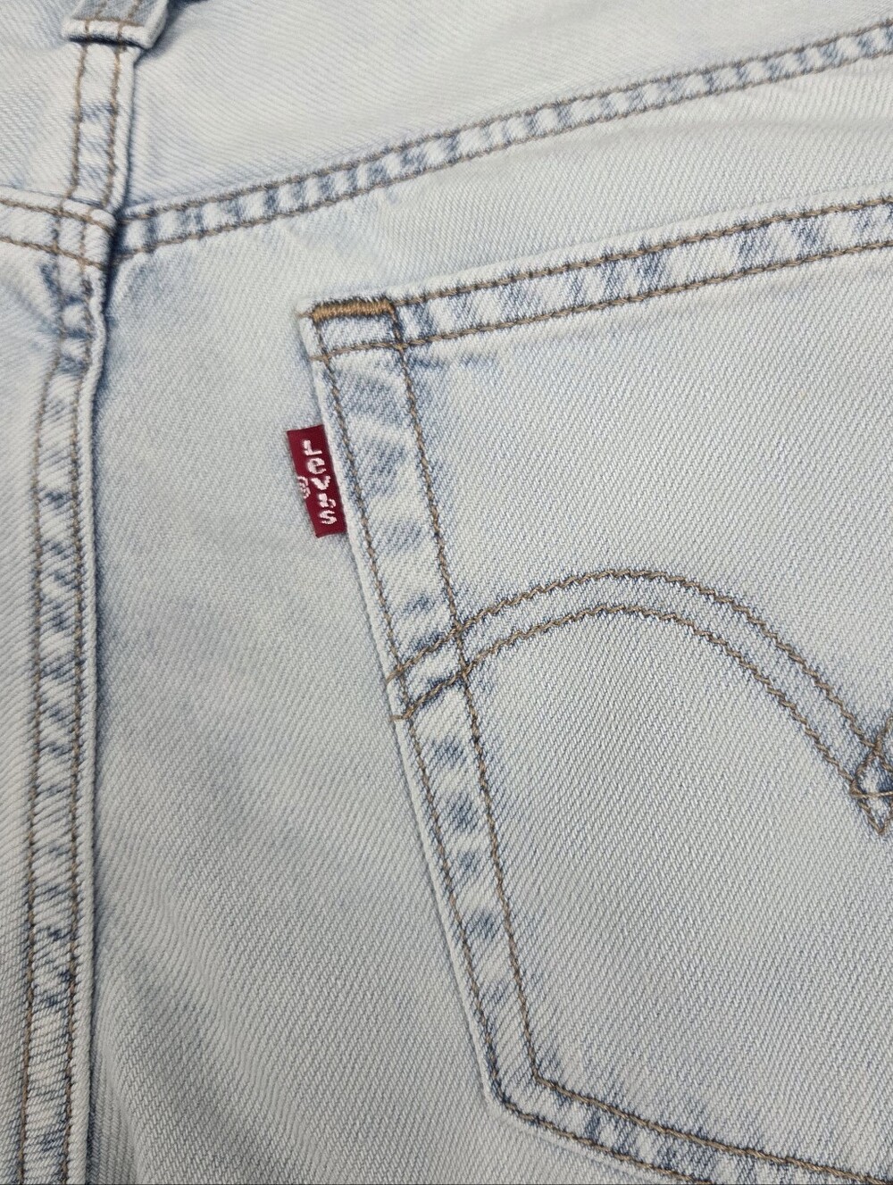 Levi's Baggy Wide Leg Denim Jeans Light Wash Women's Size 31 - Picture 7 of 10